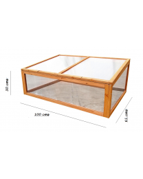 Wooden Outdoor Cold Frame Mini Garden Green Grow House Shelter Frame Plants Seed