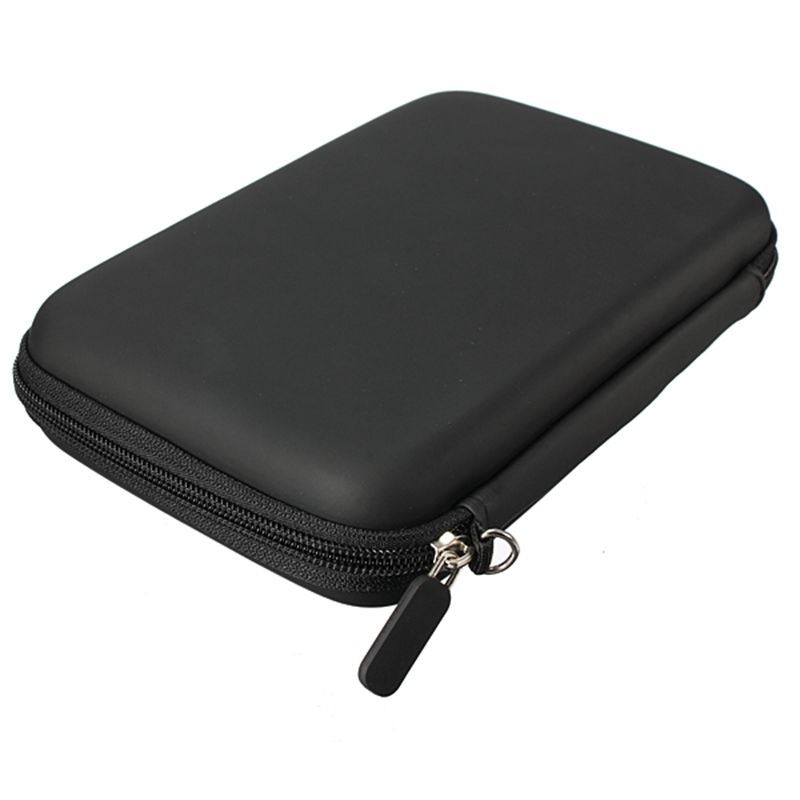 Black Hard Carry Case For up to 7 Inch Accessories Case Garmin and Tomtom Cover